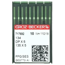 Иглы Groz-Beckert DPx5 FFG/SES (134 FFG) №110/18