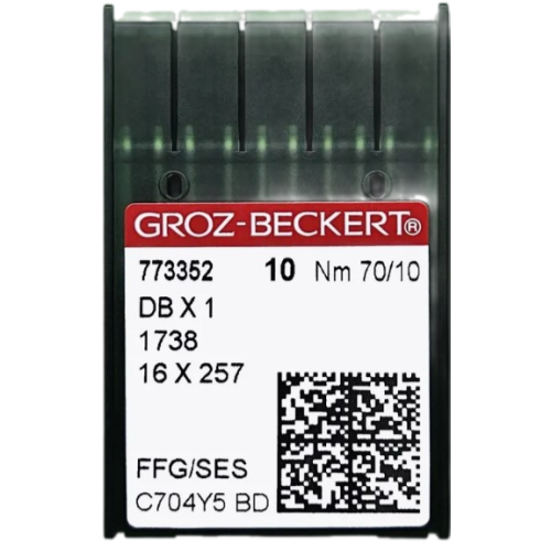 Иглы Groz-Beckert DBx1 FFG/SES №70/10