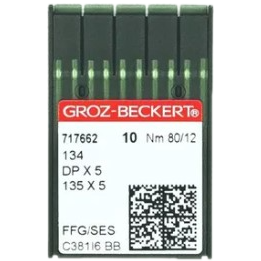 Иглы Groz-Beckert DPx5 FFG/SES (134 FFG) №80/12