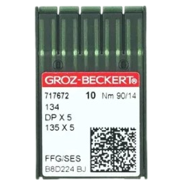 Иглы Groz-Beckert DPx5 FFG/SES (134 FFG) №90/14